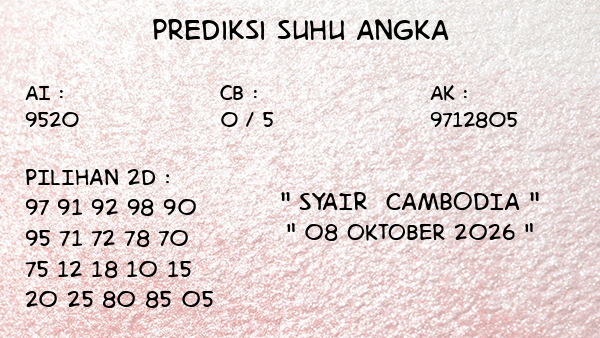 Prediksi Cambodia