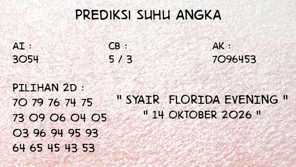 Prediksi Florida Evening