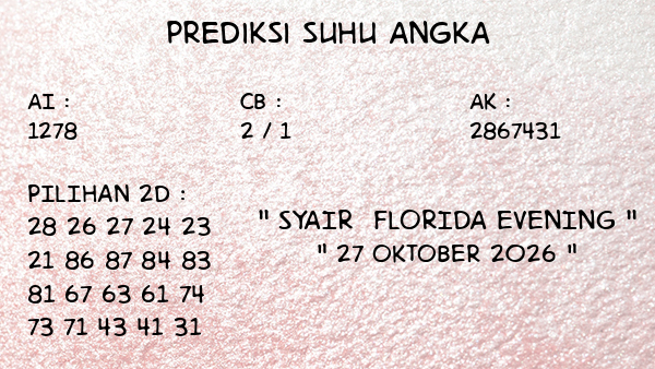 Prediksi Florida Evening