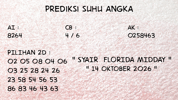 Prediksi Florida Midday
