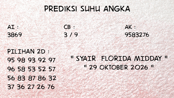 Prediksi Florida Midday