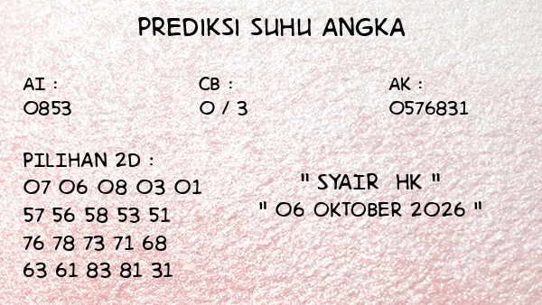 Prediksi HK