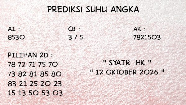 Prediksi HK