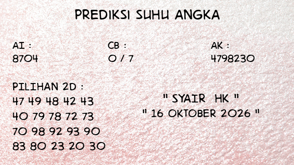 Prediksi HK