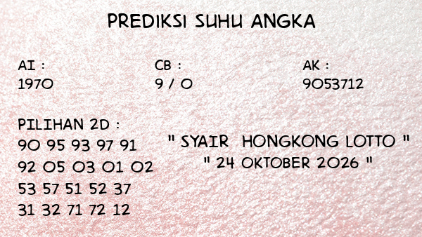 Prediksi Hongkong Lotto