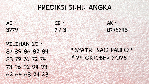 Prediksi Sao Paulo