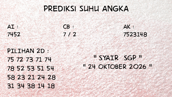 Prediksi SGP