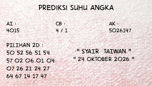 Prediksi Taiwan